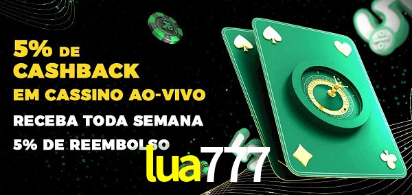 Promoções do cassino ao Vivo lua777